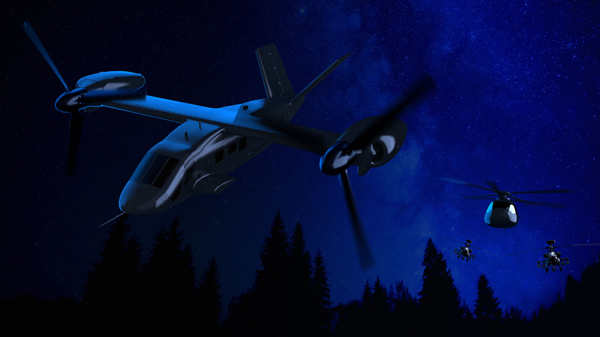 Future Vertical Lift illustration of concept for Future Vertical Lift