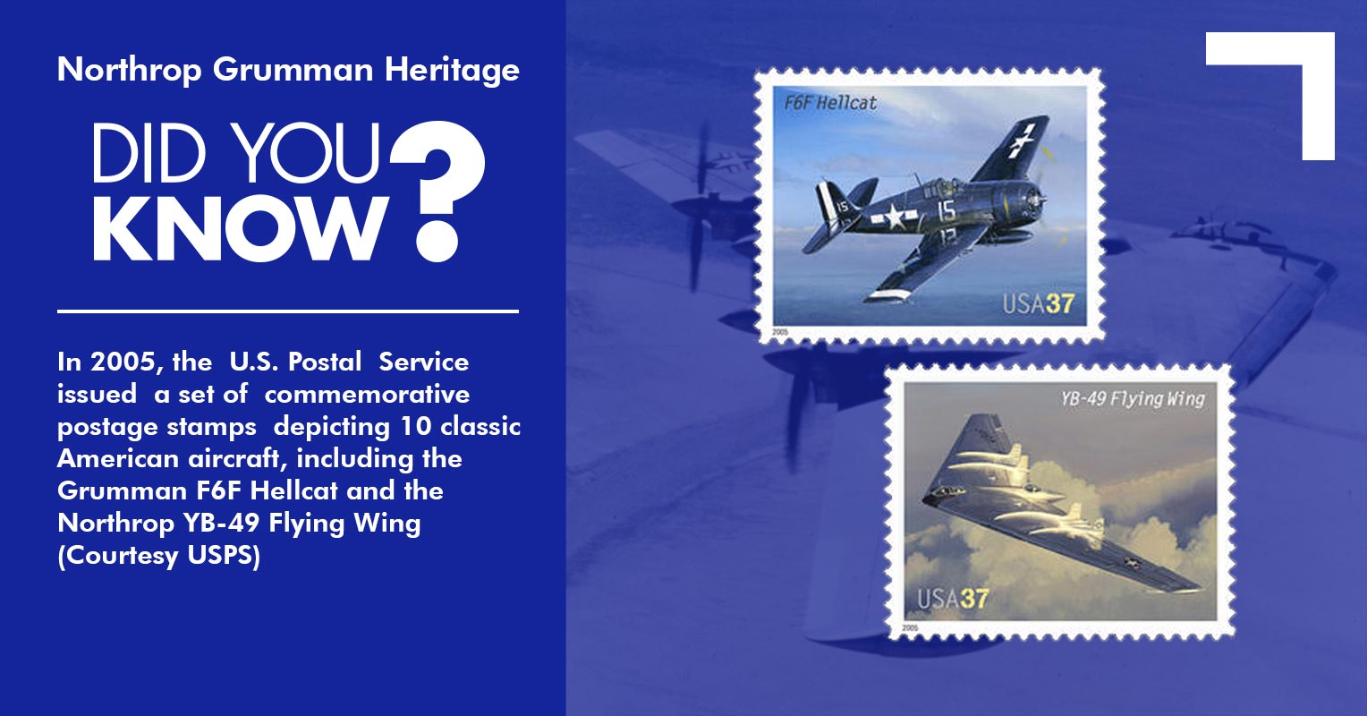 Postage stamps of two airplanes