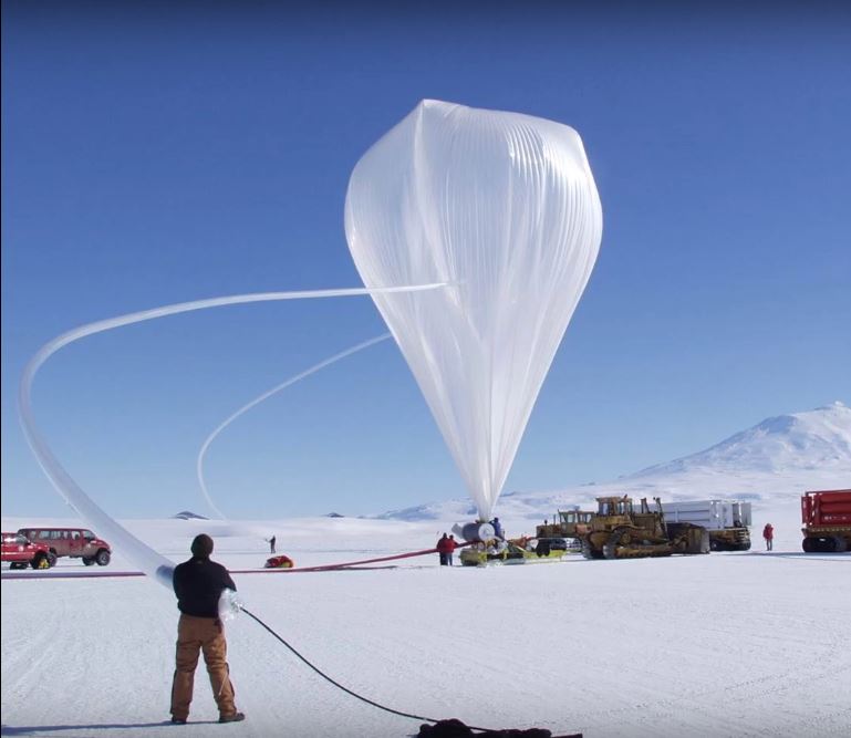 Weather Balloon in an arctic setting