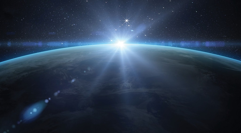 Earth Sunrise on Global Security Space - Northrop Grumman