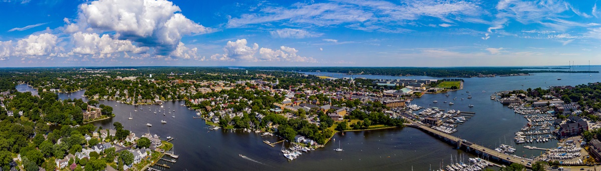 Annapolis,MD Skyline Aerial