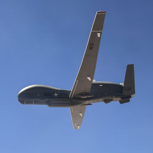 aircraft inflight against blue sky