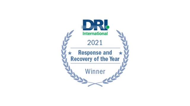 logo for the Disaster Recover of the Year Institute Winner