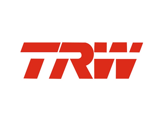 TRW logo in red