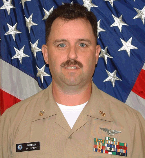 White male in military uniform
