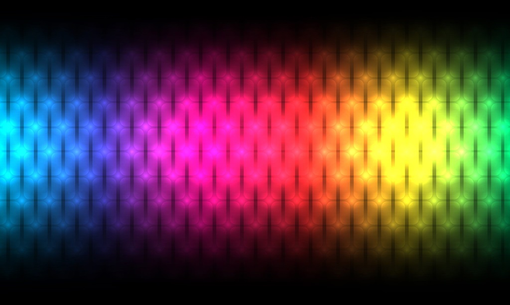 a color gradiant representing the electromagnetic spectrum