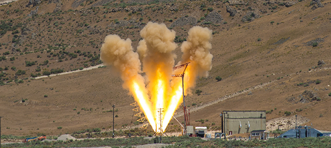 Orion Spacecraft Launch Abort Motor