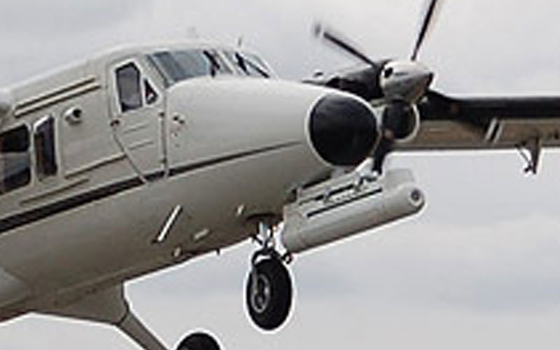 vader (vehicle and dismount exploitation radar) on prop aircraft