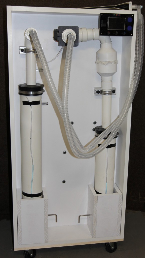 white ventilator with tubes